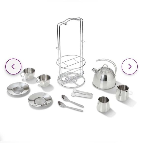 Brand New 11 Piece Melissa & Doug Stovetop Safe
Stainless Steel Teapot - Picture 3 of 3